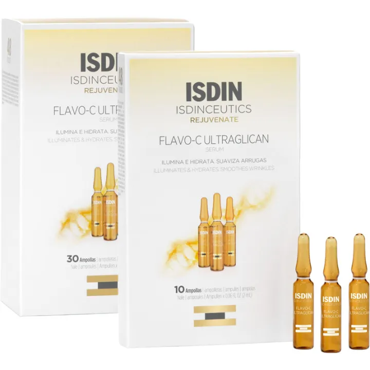 Isdin Flavo C Ultraglican Serum ampoule