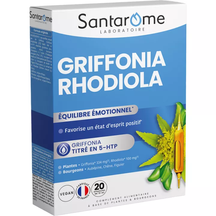 Santarome Griffonia Rhodiola 20 ampollas 10 ml