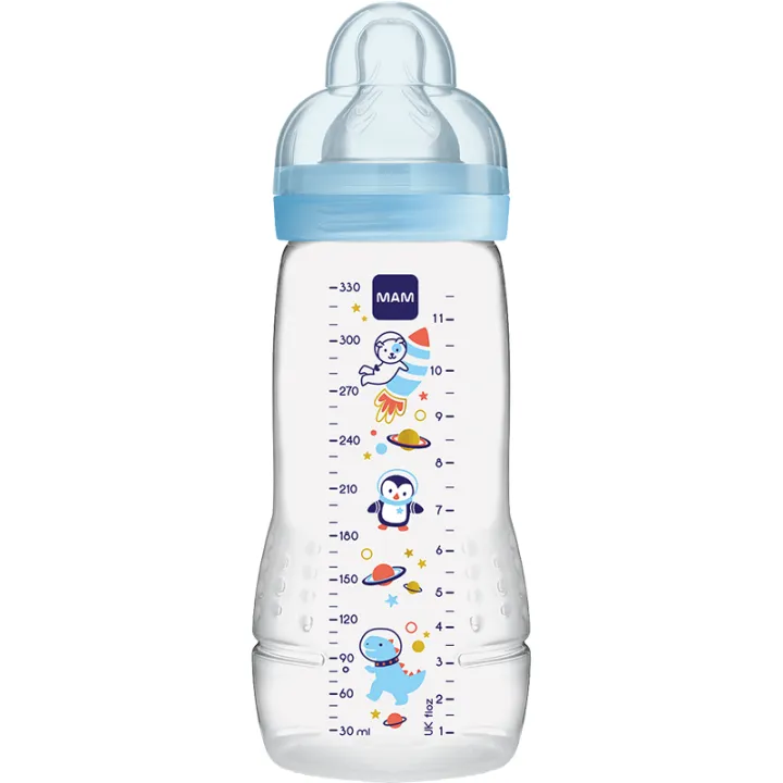 Mam Easy Active Babyflasche 2. Lebensjahr verziert 330 ml