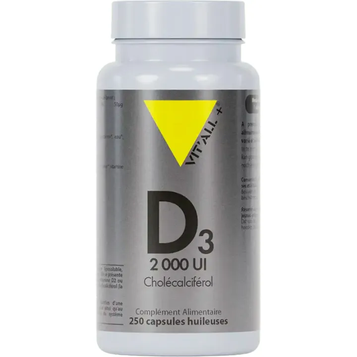 Vitall+ Vitamin D3 2000 Ui Cholecalciferol 50 Mcg Kapseln