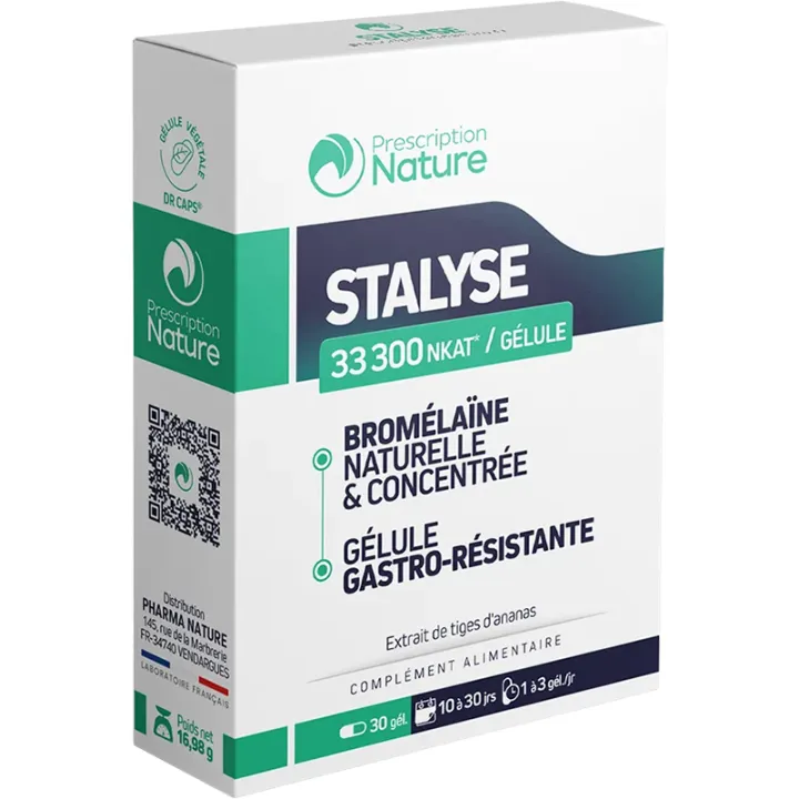 Prescription Nature Stalyse 30 Cápsulas