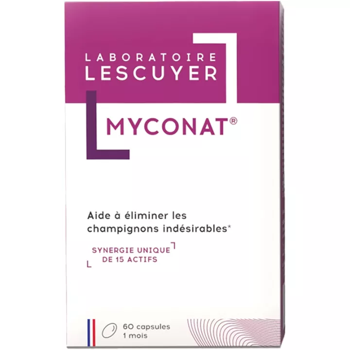 Lescuyer Myconat Micoses Unhas Boca Zona Íntima e Intestinos 60 cápsulas 
