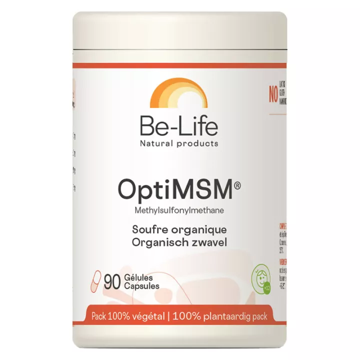 Be-Life Opti-MSM Azufre orgánico 90 cápsulas