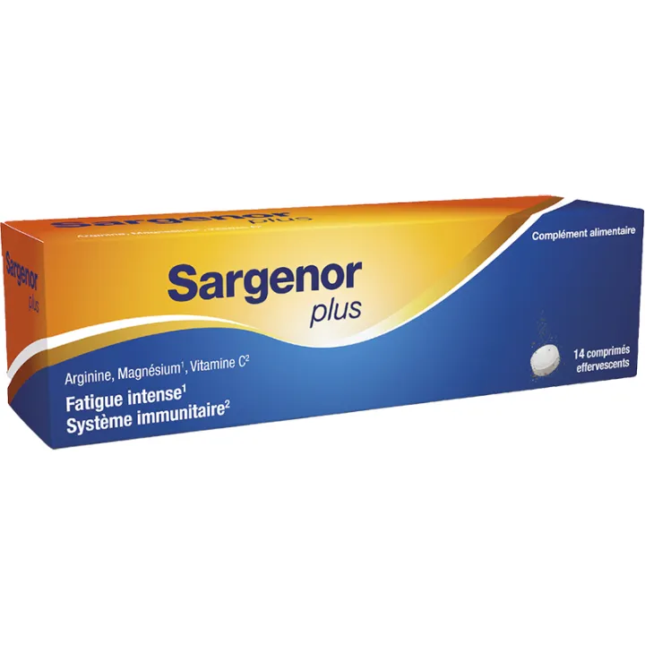 Sargenor Plus Vitamin C, 14 effervescent tablets