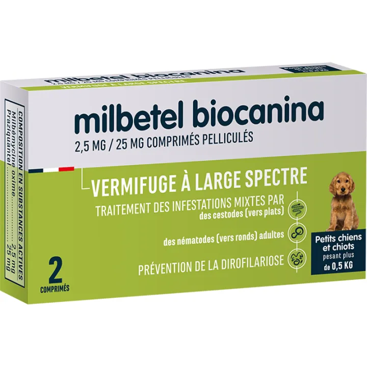 Biocanina Milbetel Vermifugo per cani 2 compresse