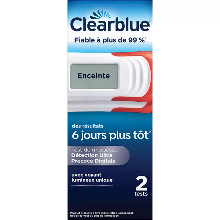 Prueba de embarazo Clearblue Ultra de detección precoz