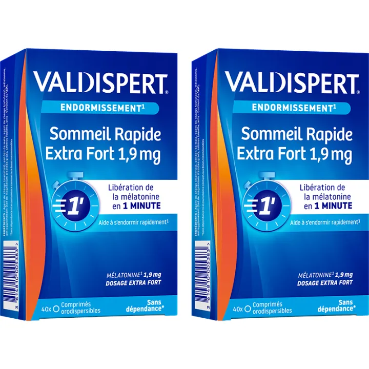 Valdispert 1.9 mg Melatonin Rapid Sleep Extra Strength