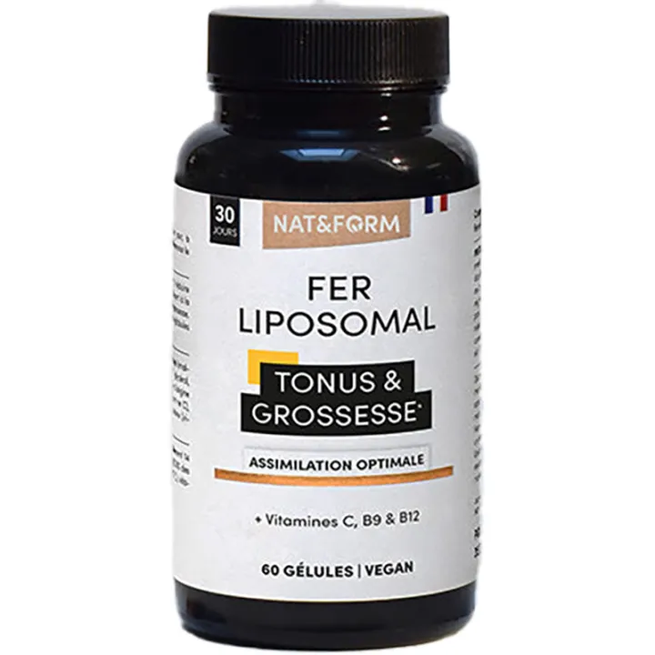 Nat & Form Nutraceutique Liposomales Eisen 60 Kapseln