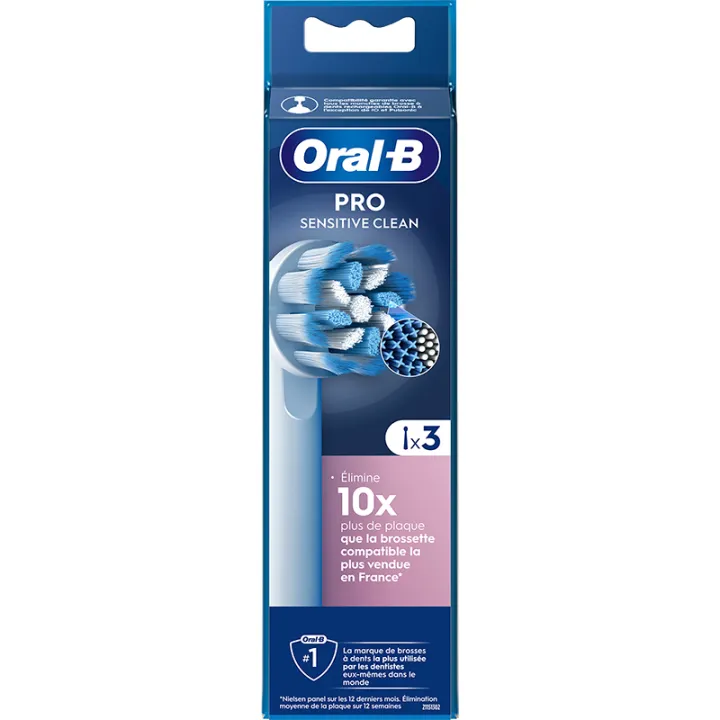 Oral-B Pro Sensitive Clean Brossette Lot de 3