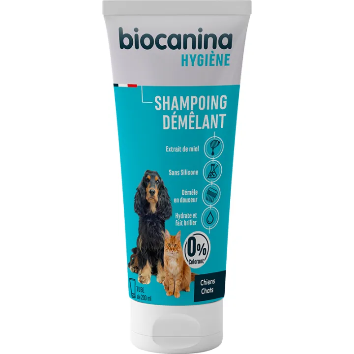Biocanina Ontklittende Shampoo voor Honden en Katten