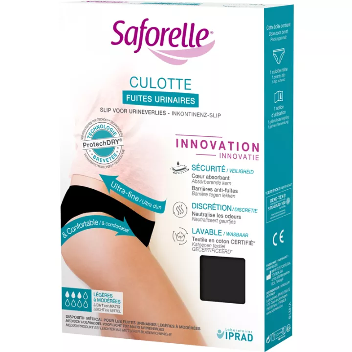 Saforelle Culotte Fuites Urinaires Légères à Modérée