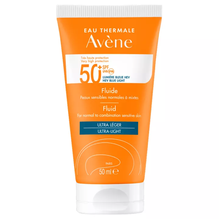 Avene Zonnemelk Ultra-Lichte Fluïde SPF50+ 50 ml