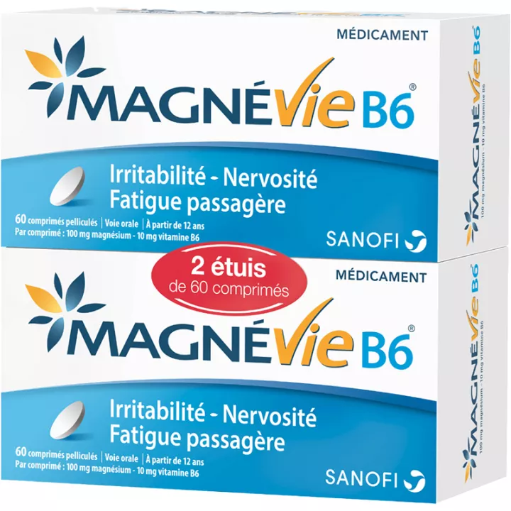 MagnéVie B6 Magnésium 60 Comprimés Sanofi