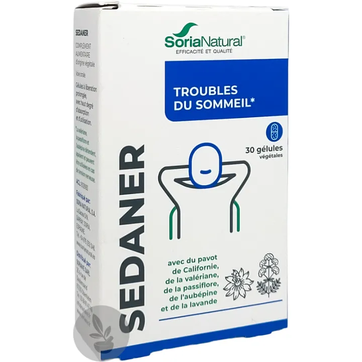 Soria Natural Sedaner Trastornos del Sueño 30 cápsulas