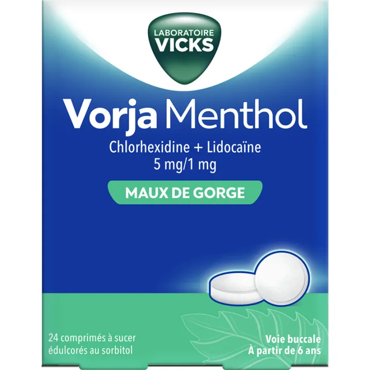 Vorja 5 mg/1 mg, 24 pastillas para chupar Vicks