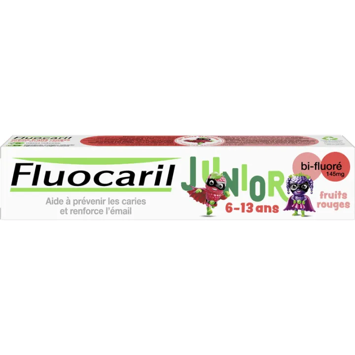 Fluocaril Junior 6-12 anni Gel dentifricio Frutti Rossi
