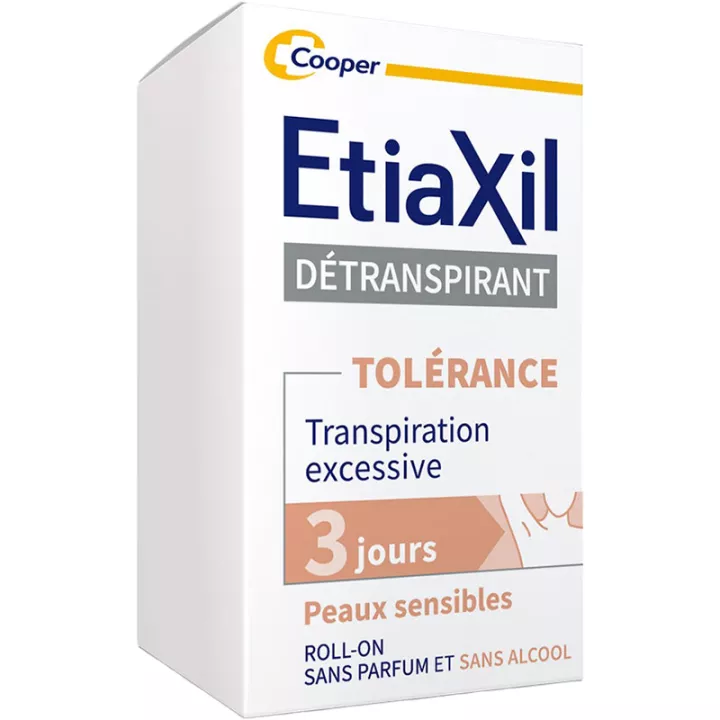 Etiaxil Détranspirant Tolérance Pelle Sensibile Roll On 15 ml