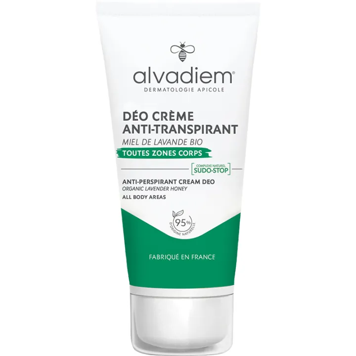 Déodorant Crème Anti-Transpirant Corps Alvadiem 50ml