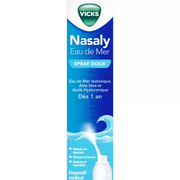 Vicks Nasaly Agua de Mar Spray Suave 120 ml