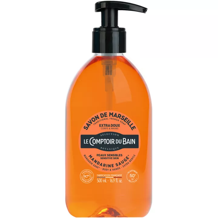 Le Comptoir du Bain Marseille Soap Extra-Gentle Mandarin Sage