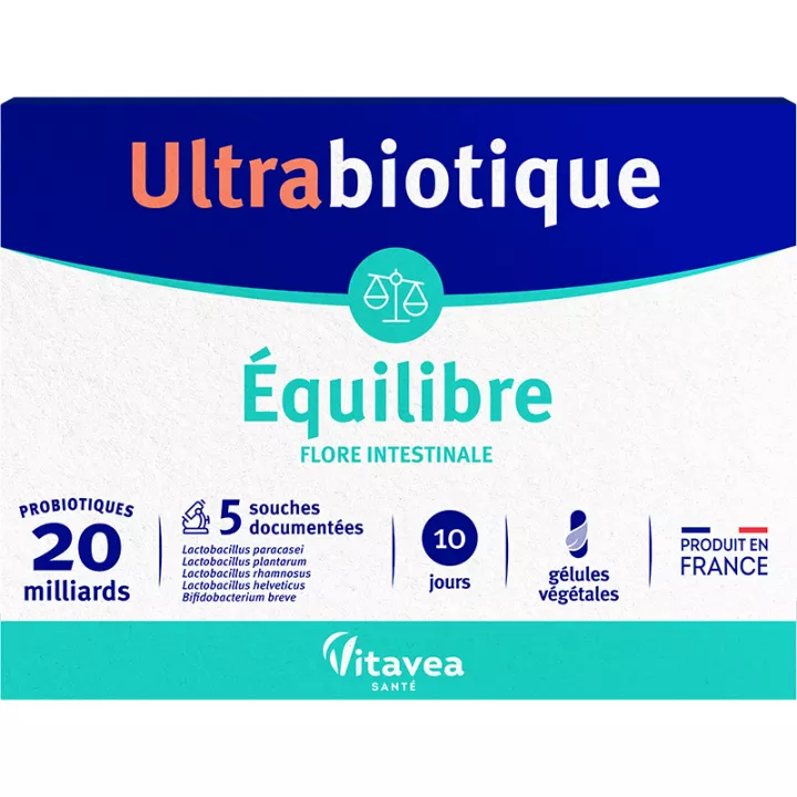 Ultrabiotique Intestinal Flora Balance Probiotic Capsules