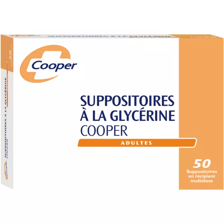 Supositório de glicerina Adult Cooper