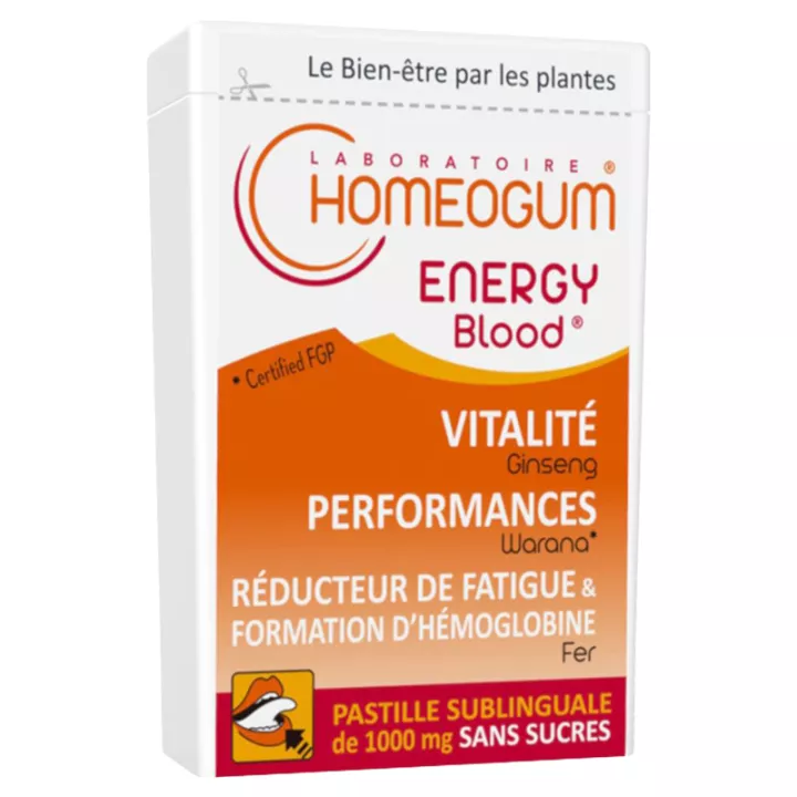 Homeogum Energy Blood Sublingual Pastille 40 g