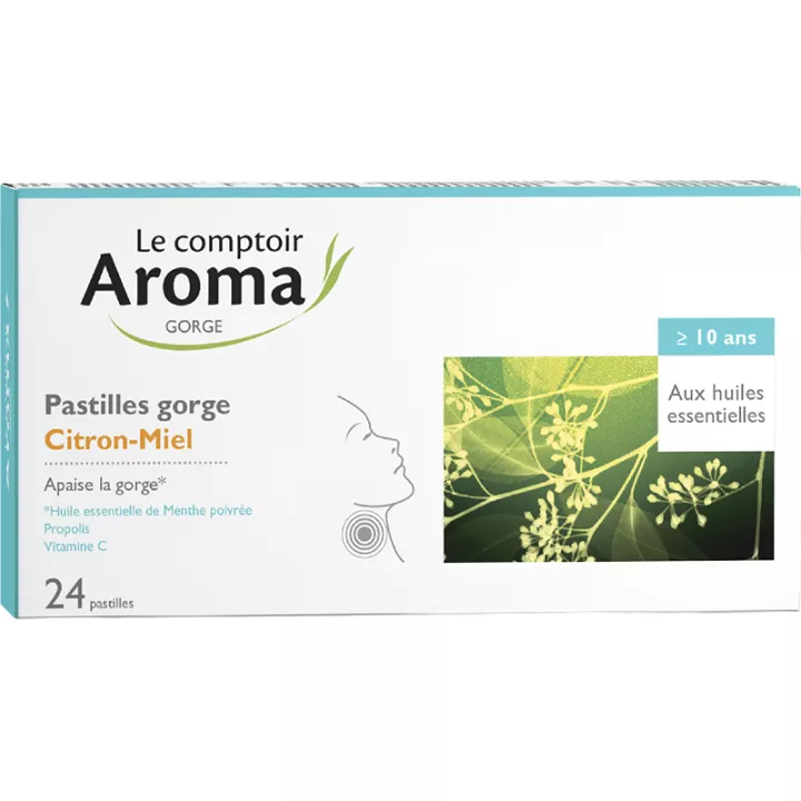 RESPIR Pastilhas para a garganta mel-limão