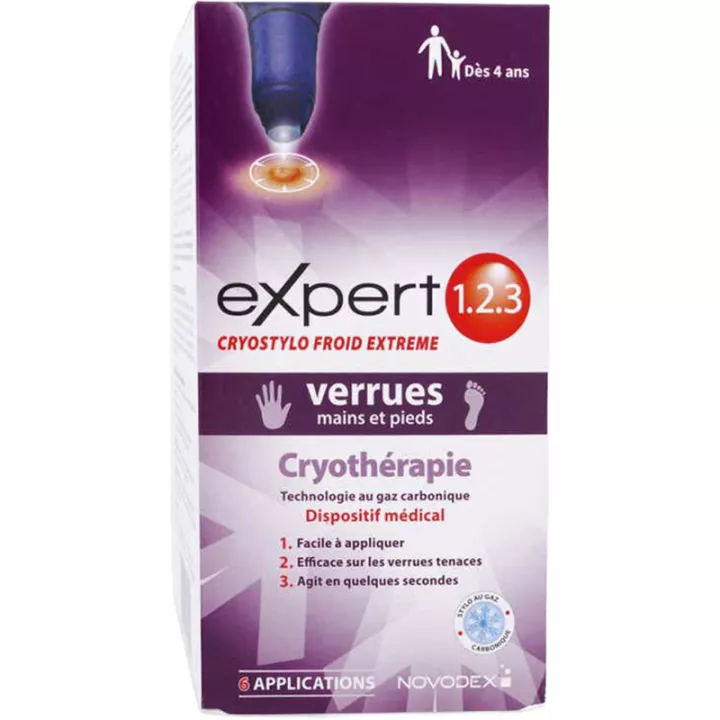 Expert 1.2.3 CryoStylo Extreme Cold Warts Hands and Feet 