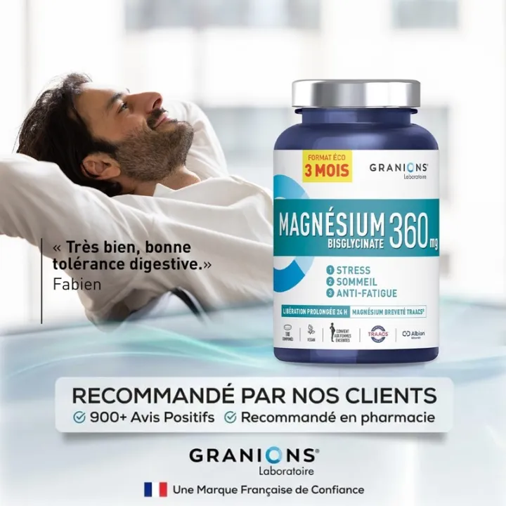 Magnesium-Bisglycinat 360 mg Granions Tabletten
