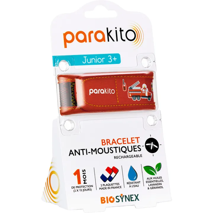 Braccialetto antizanzare ricaricabile Parakito Junior 3+