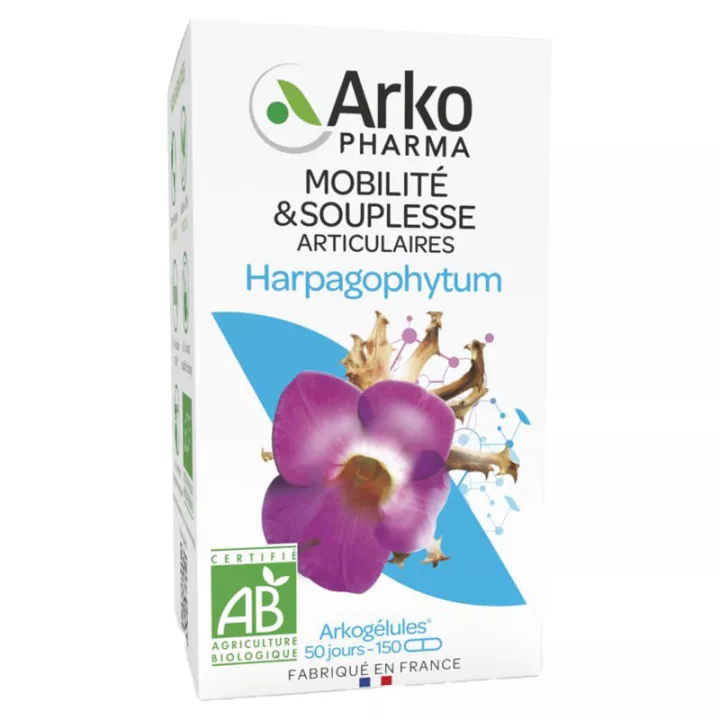 Arkogélules Harpagophytum Douleurs Articulaires Akopharma Bio