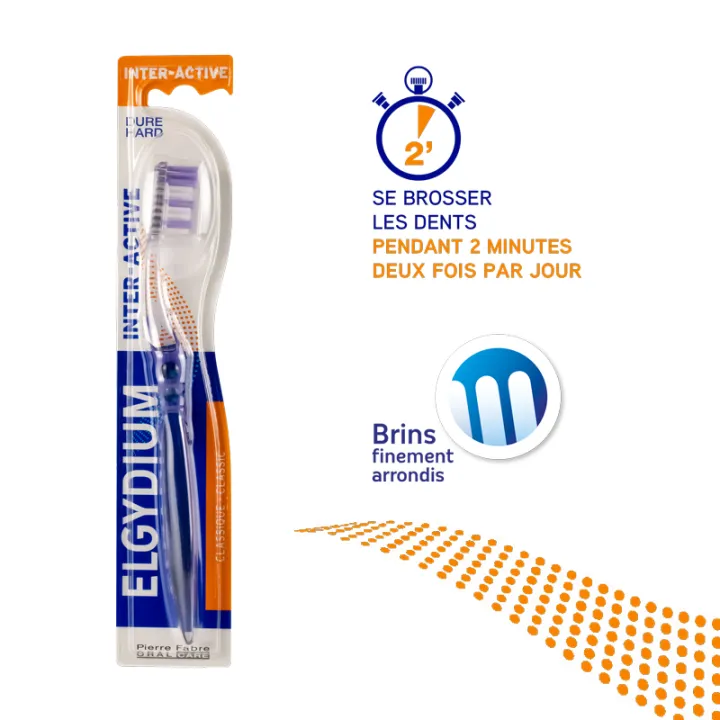 Escova de dentes dura Elgydium Inter Active