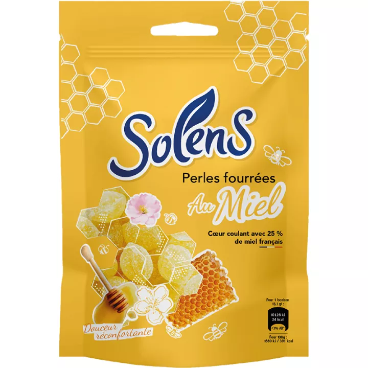 Solens Perles Fourrées au Miel 110 g