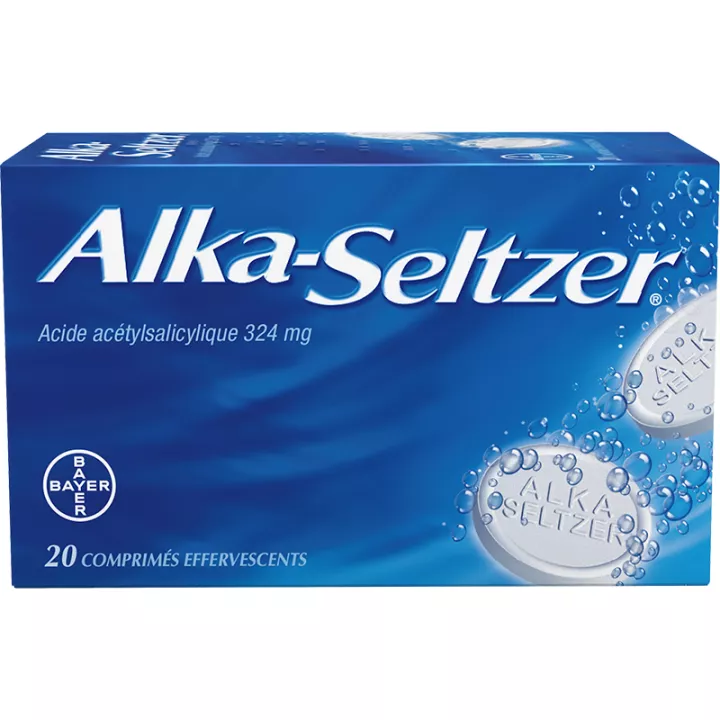 Alka-seltzer 324MG aspirine antalgique