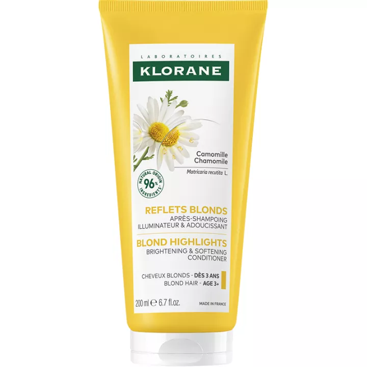 Klorane Reflets Blonds Après-Shampoing Illuminateur & Adoucissant 200 ml
