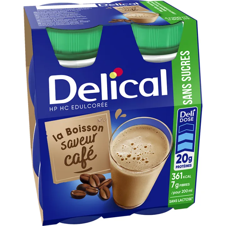Delical Getränk HP HC Zuckerfrei 4x200ml