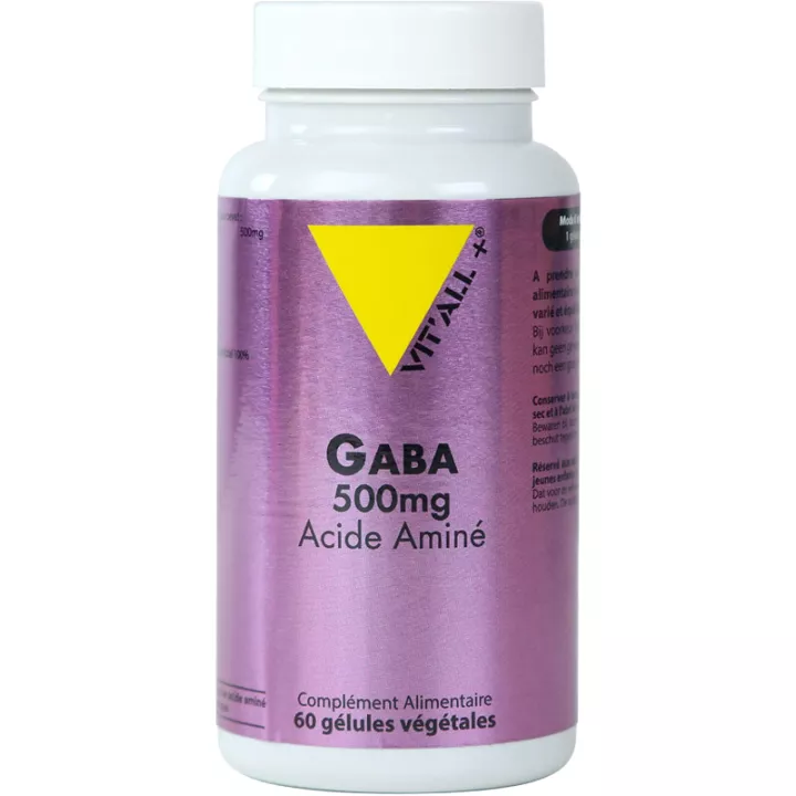 Vitall+ Gaba 500 mg 60 vegetarian capsules