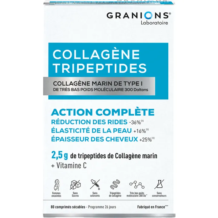 Granions Collagen Tripeptides 2,5g Complete Action 80 tablets