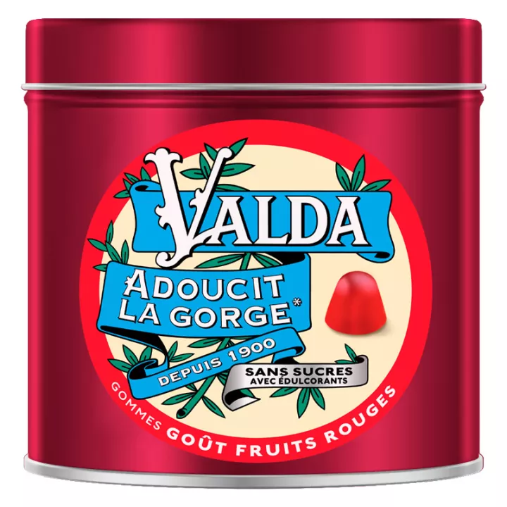 Valda Fruits Rouges Sans Sucre 140g