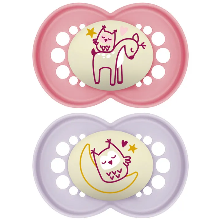 Mam Sucette Original Nuit +18 mois lot de 2 Ref 40