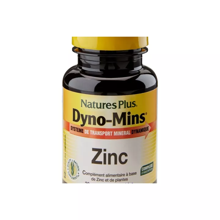 Natures Plus Dyno Mins Zink 15 mg gechelateerde tabletten