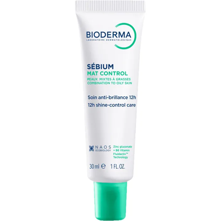 Bioderma Sébium Mat Control Soin Anti-Brillance 12h 30ml