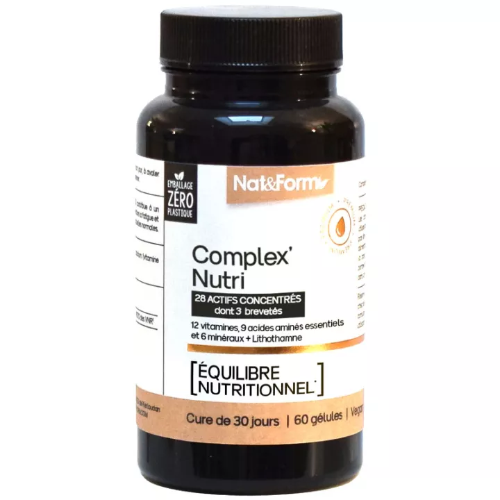Nat & Form Nutraceutique Nutri Complex 60 Capsule Vegetali