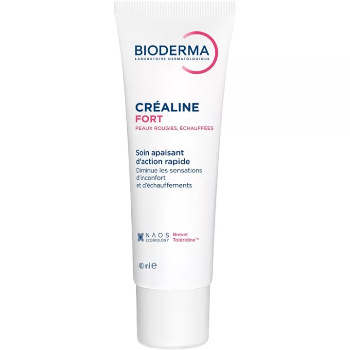 Bioderma Créaline Fort Peaux Rougies Et Échauffées 40 ml
