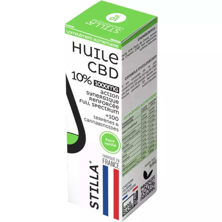 Stilla CBD Olie Peer Vanille Volledig Spectrum
