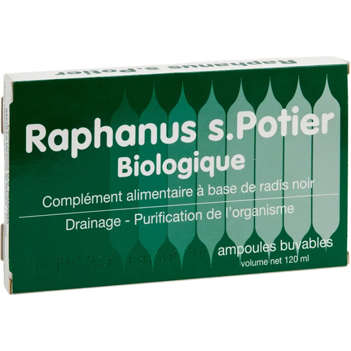 Raphanus-S Potier Bio 12 ampolas para ingestão