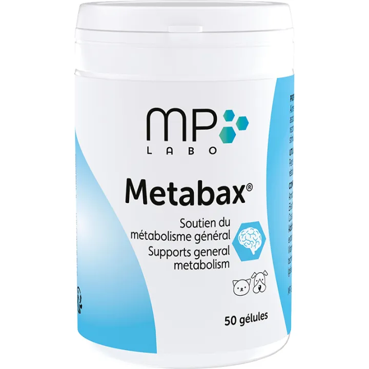Metabax Supporto generale del metabolismo per cani e gatti 50 capsule