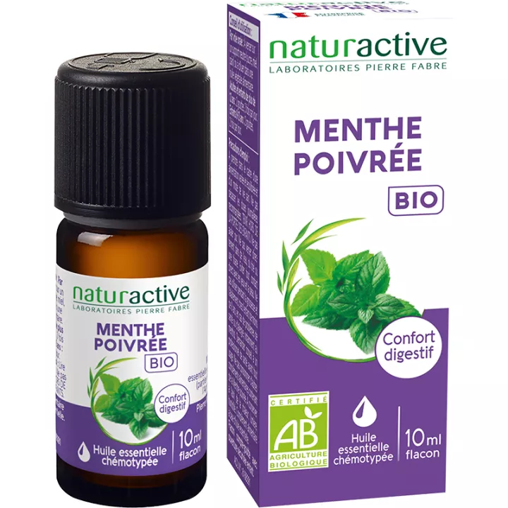 Naturactive Aceite esencial orgánico Menta piperita 10 ml