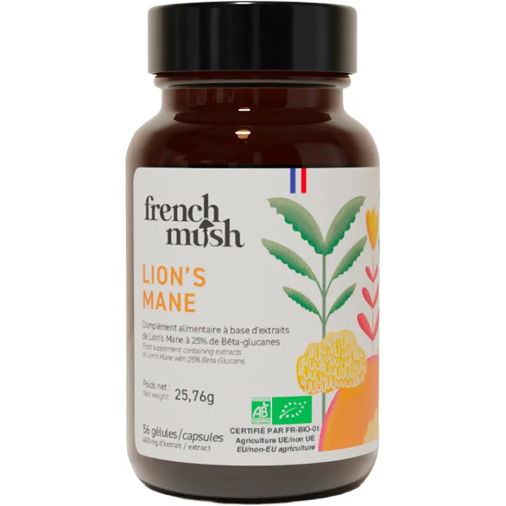 Mush francese Criniera di Leone Umore Memoria e Concentrazione 56 capsule